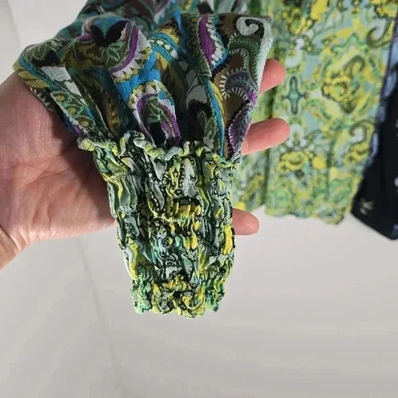 Free People Multicolor Paisley Blouse - Picture 8 of 15